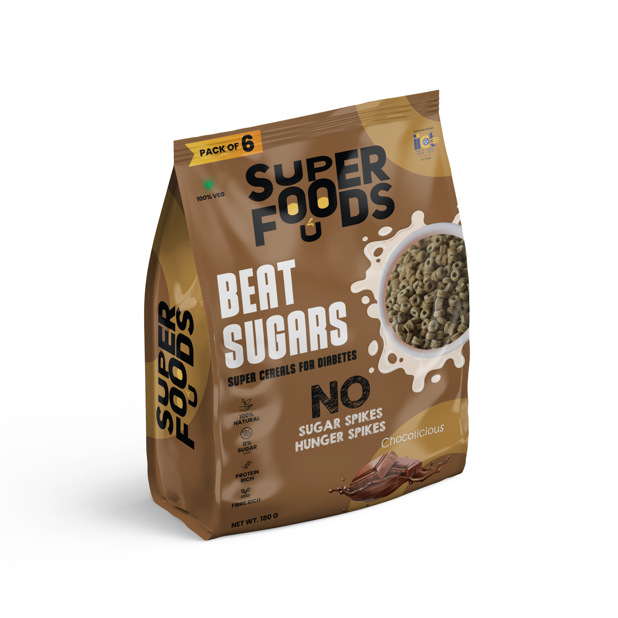Super Cereals - Low GI Breakfast Cereals for Diabetics, Protein & Fibre
